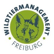 Illustration Fuchskopf mit Schrift Wildtiermanagement Freiburg
