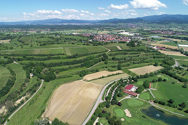 Luftbild von der Region Freiburg