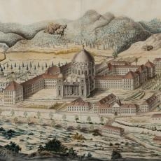 Ansicht der Abtei St. Blasien, um 1790