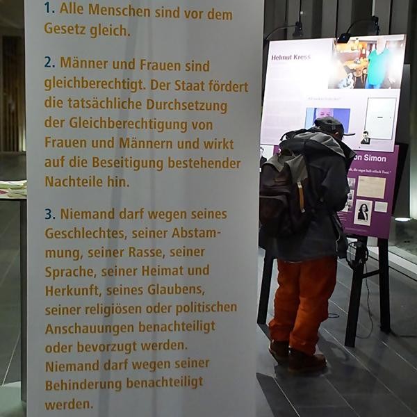 Vernissage der Wanderausstellung SIE MACHEN GESCHICHTE, Regierungspräsidium Freiburg