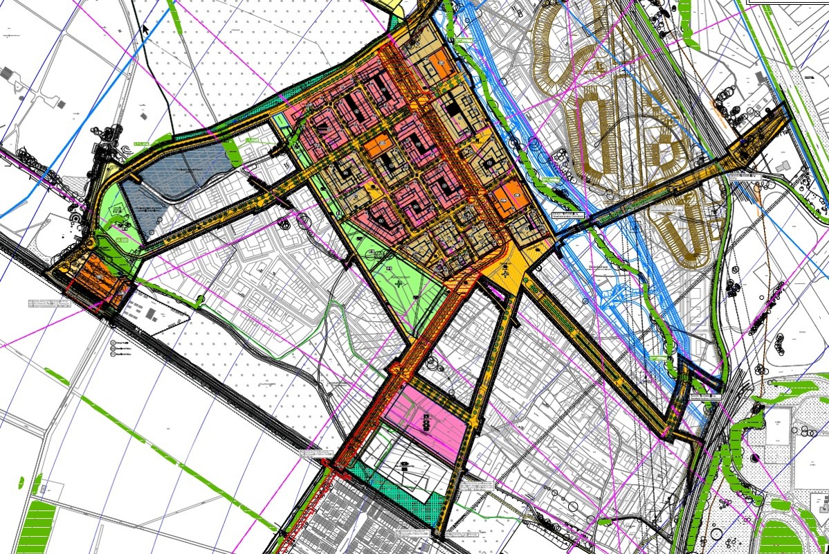 Planzeichnung Dietenbach-Gebiet