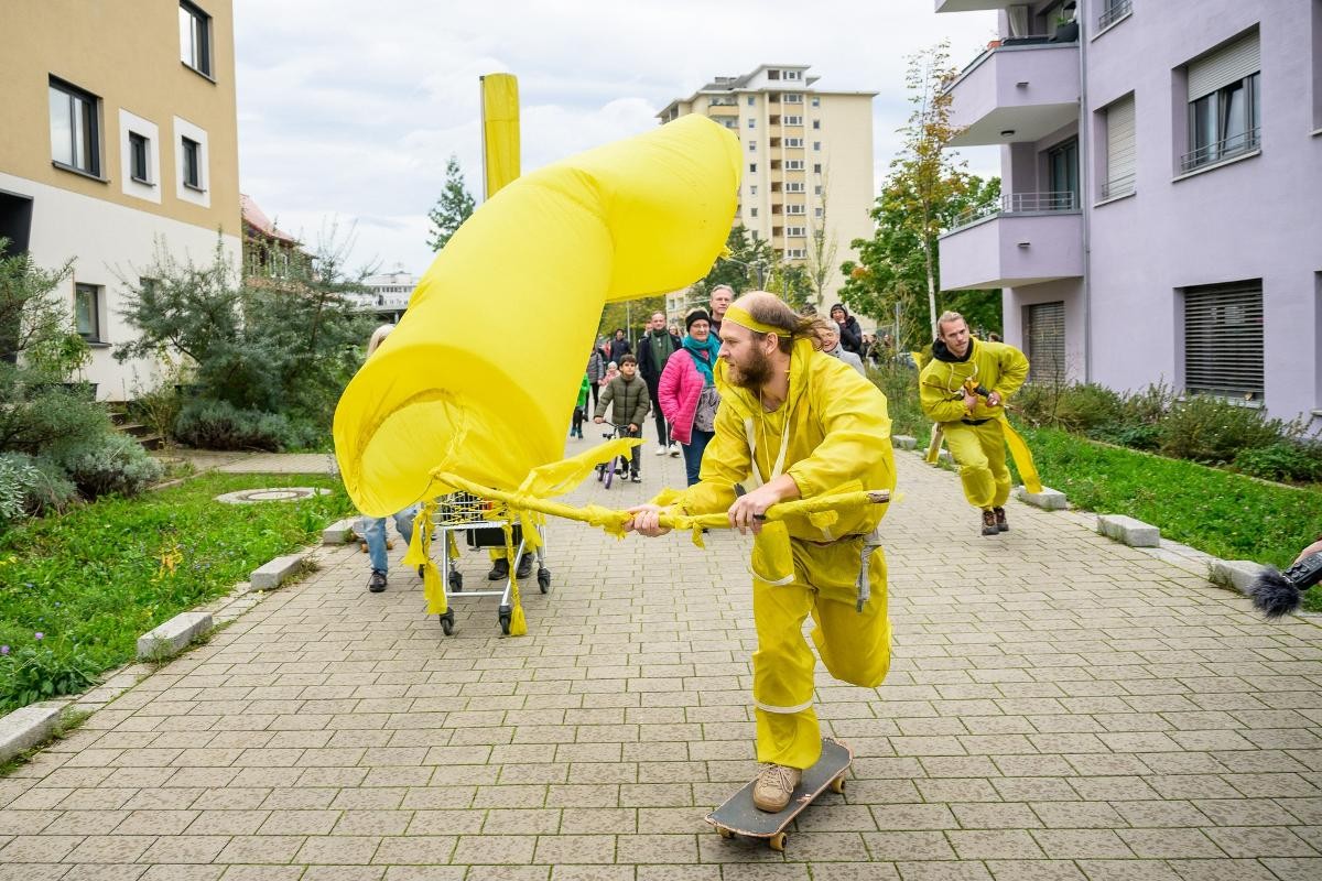 Luftaufnahme Quartier Gutleutmatten, FreiGis Luftaufnahme Quartier Gutleutmatten, FreiGis