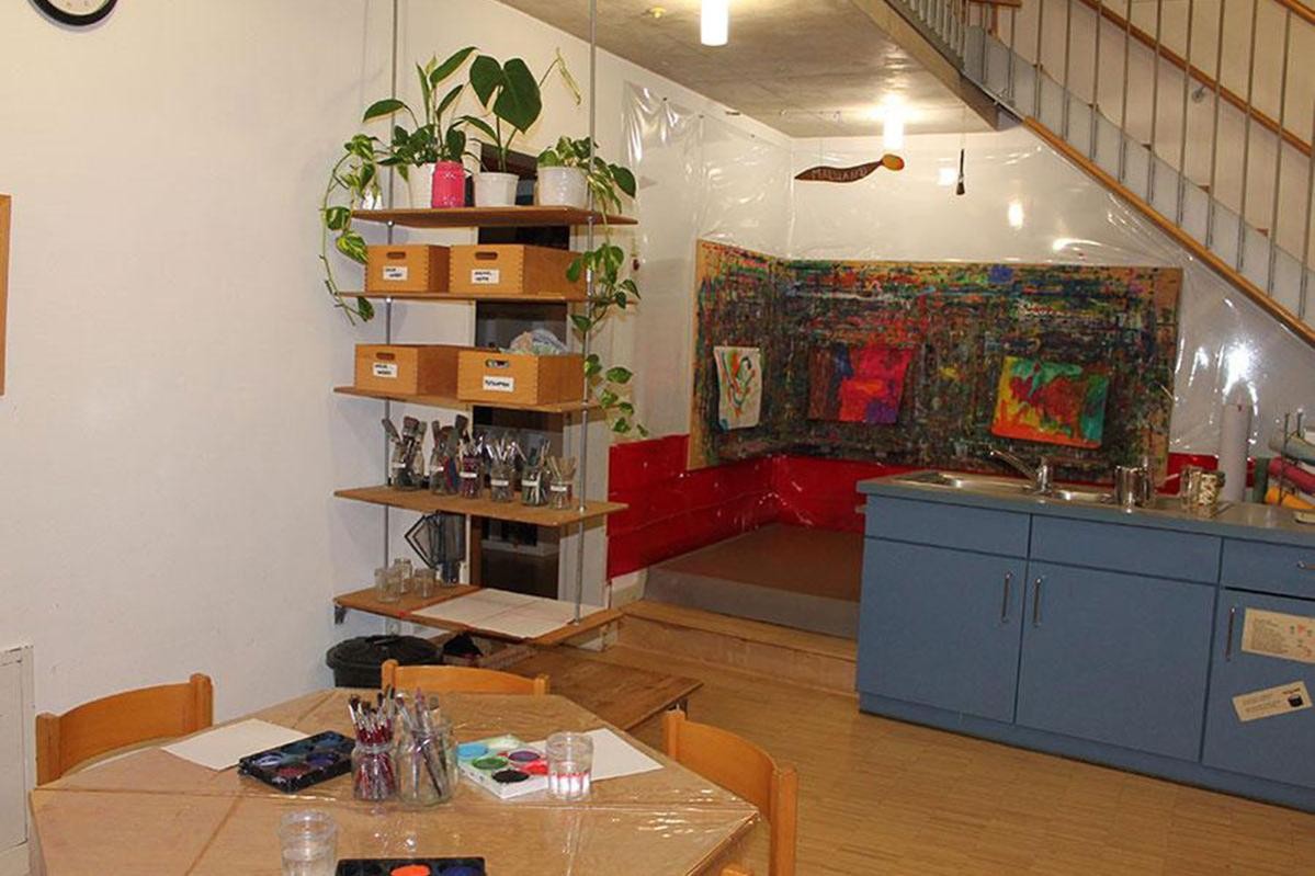 Atelierbereich Kinderhaus Taka-Tuka-Land