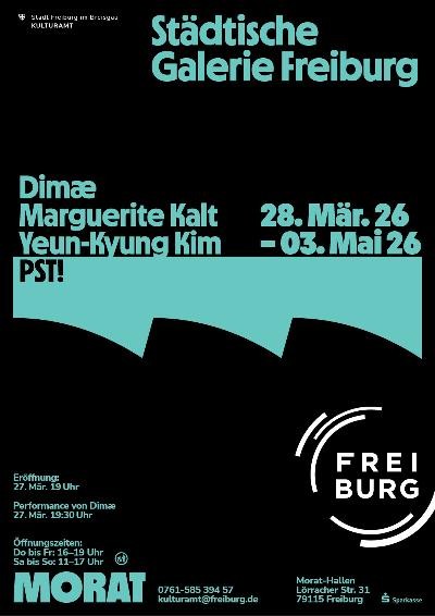 Plakat zur Ausstellung "pst!"