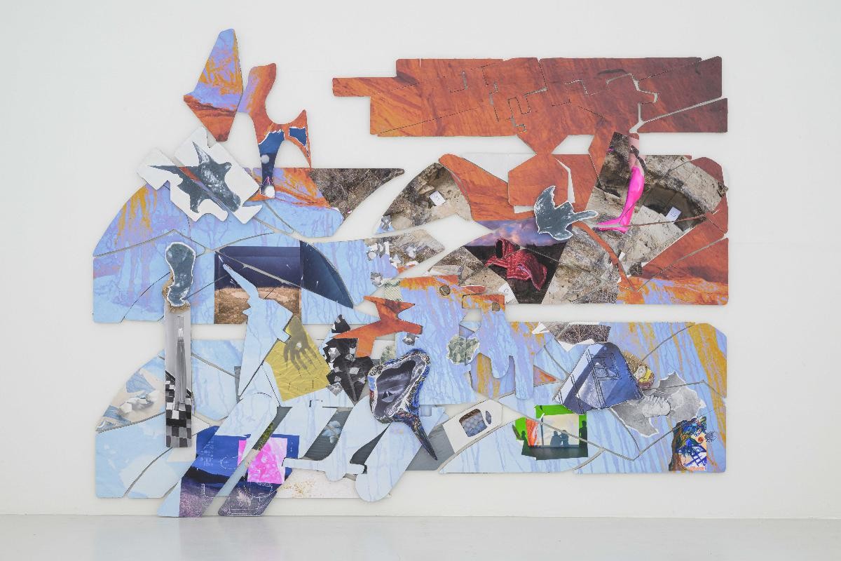 Foto: Marc Doradzillo Wandfüllende Fotocollage von Dalomnia Rognean