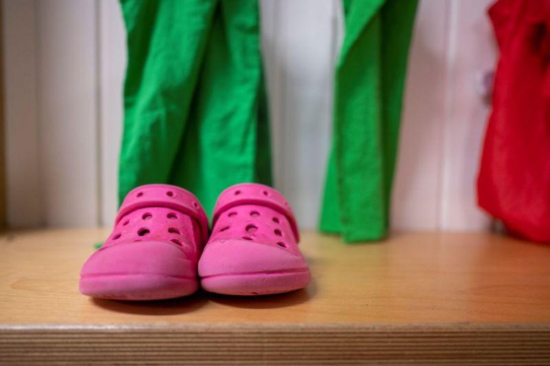 Pinke Kinderschuhe
