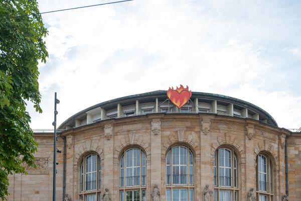 Blick auf das Stadttheater