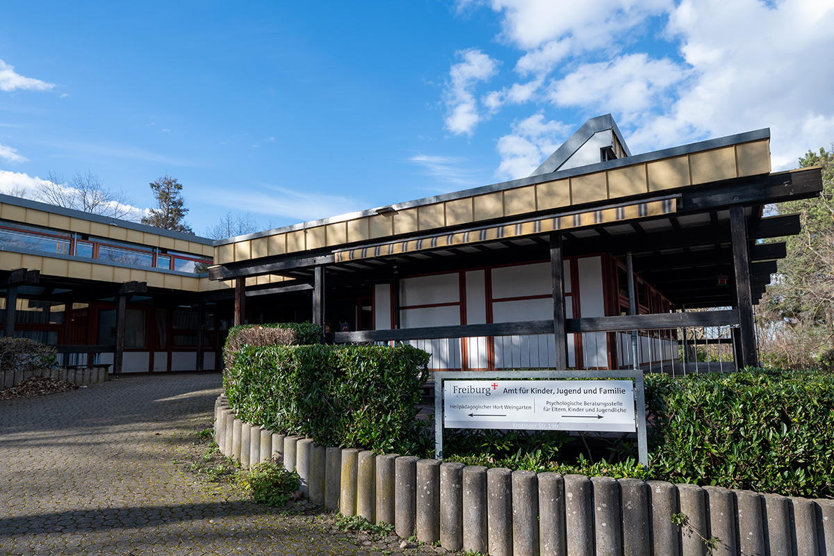 Beratungsstelle der Stadt Freiburg im Stadtteil Weingarten.
