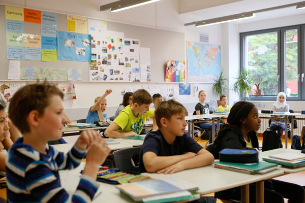 Schülerinnen und Schüler der Inklusionsklasse der Wentinger-Realschule. (Foto: A. J. Schmidt)
