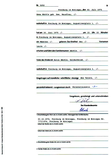 Wie Kann Ich Die Vaterschaftsanerkennung Rückgängig Machen "Von der Wiege bis zur Bahre..." - Die Tätigkeiten des Standesamtes