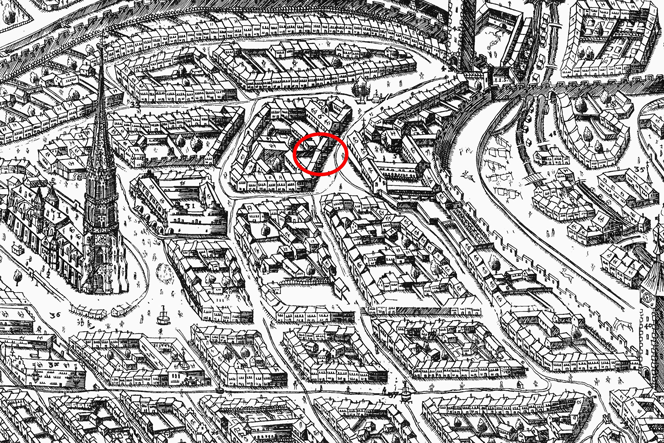 Alter Freiburg Stadtplan