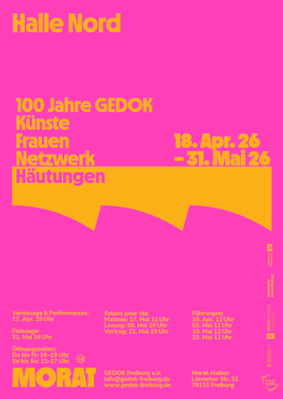 Plakat zur Ausstellung 100 Jahre GEDOK