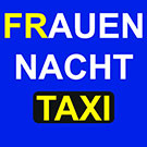 Logo mit dem Text Frauen Nacht Taxi
