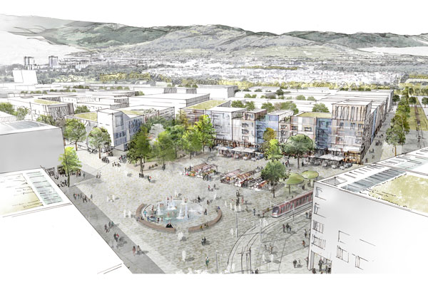 Dietenbach Neuer Stadtteil Dietenbach Visualisierung