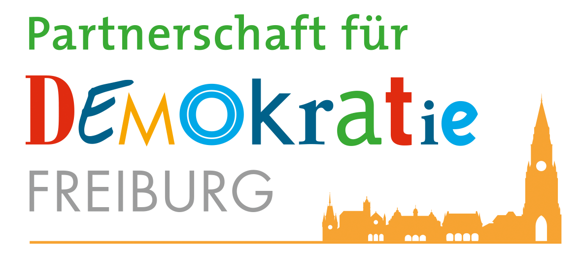 Logo der Partnerschaft für Demokratie Freiburg