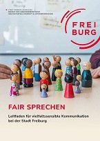 Deckblatt des Leitfadens für vielfaltssensible Kommunikation