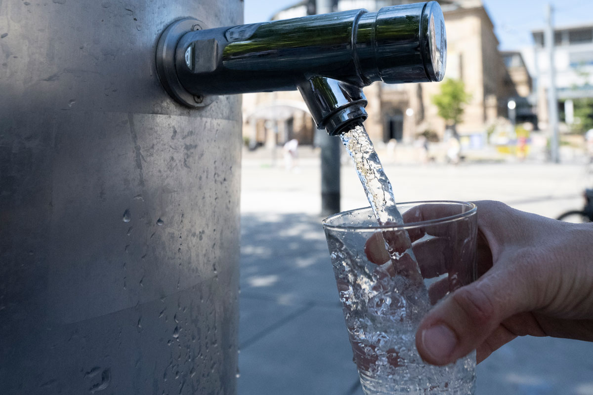 Trinkwasserbrunnen in Freiburg