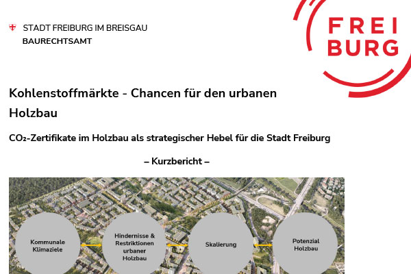 Kohlenstoffmärkte - Chancen für den urbanen Holzbau