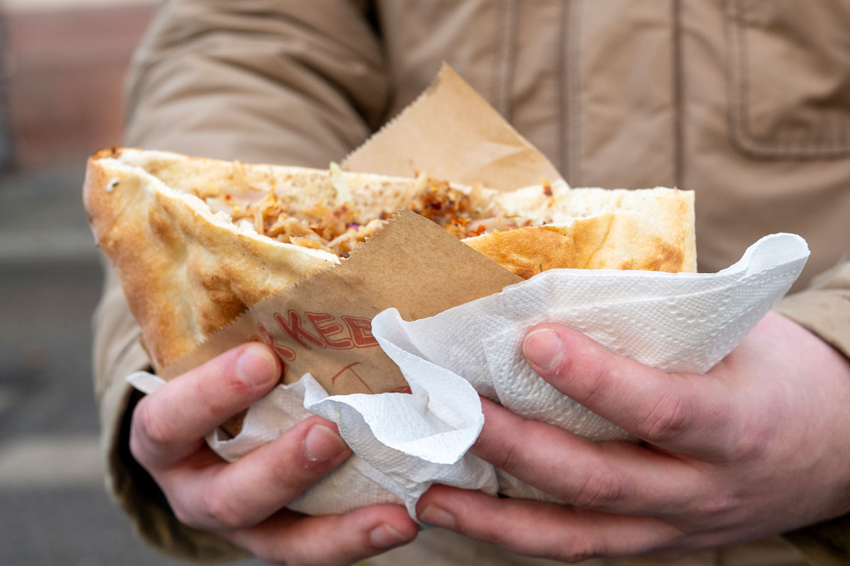 Döner in Papier