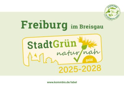 Label: StadtGrün naturnah 2025-2028 in Gold