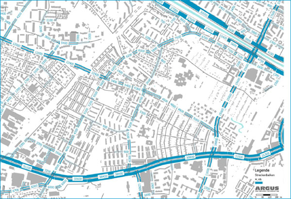 Übersicht Verkehrsstärken