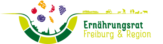 Logo mit Schriftzug "Ernährungsrat Freiburg & Region"