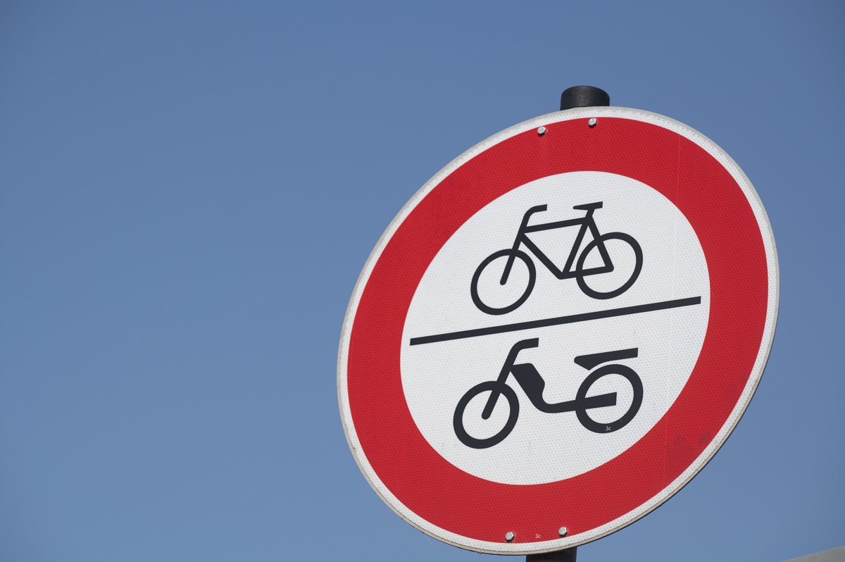 Ein "Durchfahrt verboten" Schild.