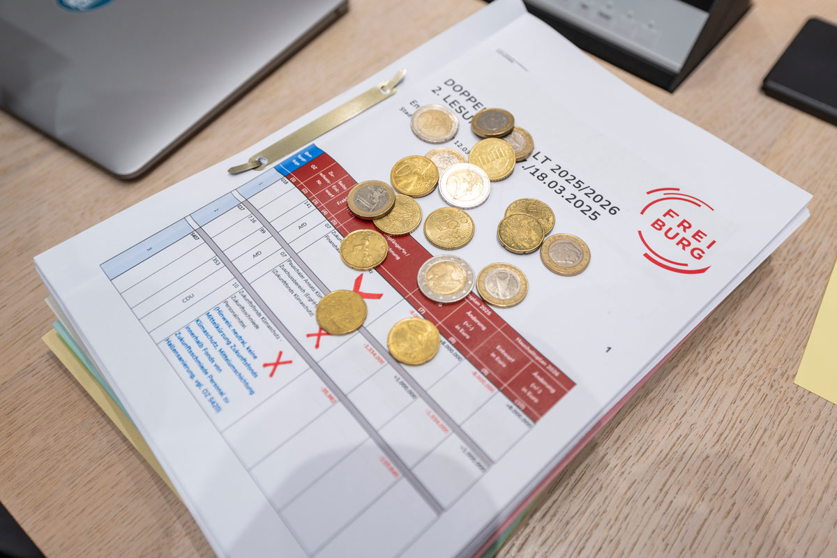 Geld auf Papierstapel