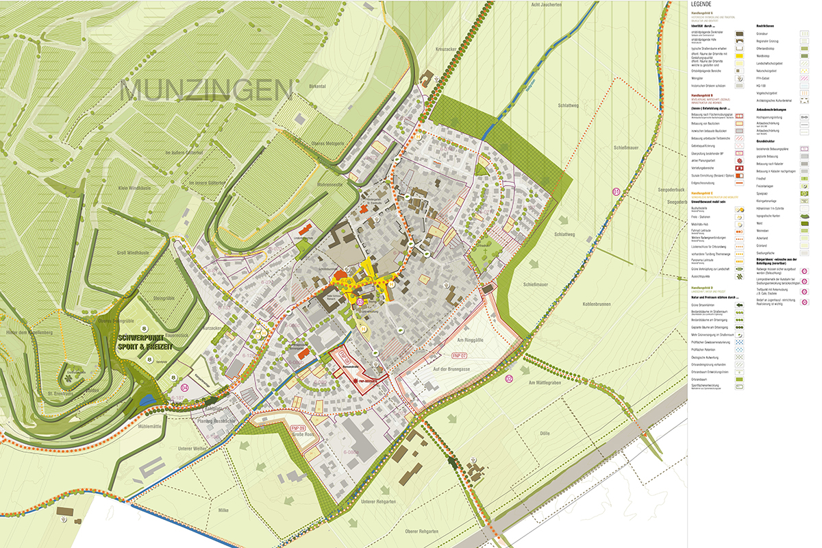 Planzeichnung Munzingen