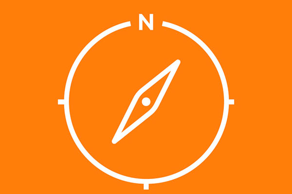 Kompass-Icon der Freiburger Nachhaltigkeitsziele