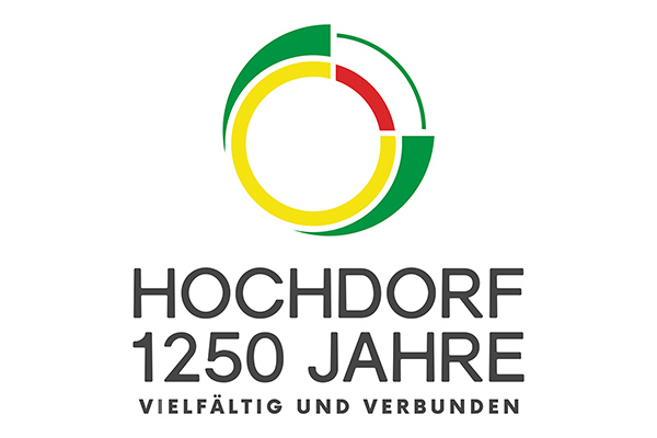 Logo-Grafik zu Hochdorf - 1250 Jahre - vielfältig und verbunden
