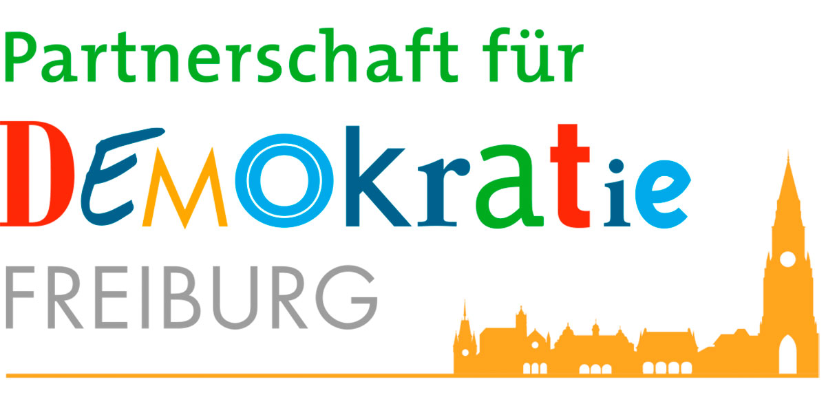 Logo der Partnerschaft für Demokratie Freiburg