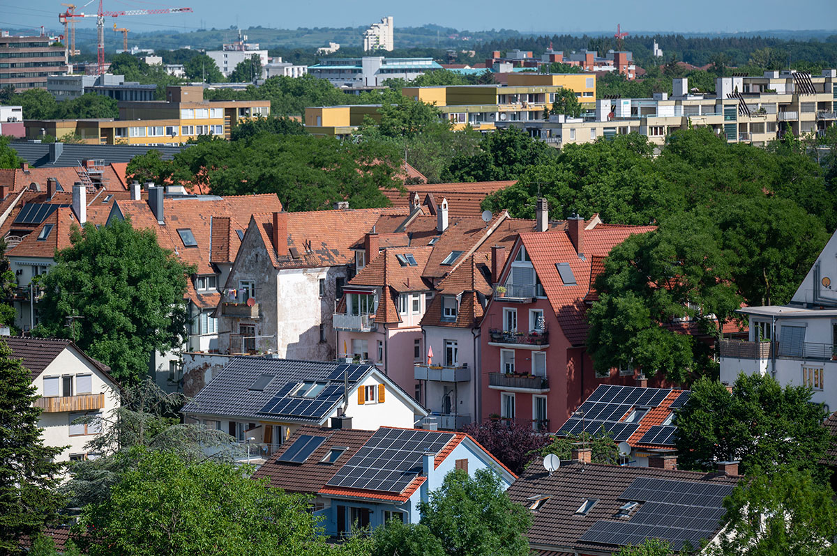 Wohnhäuser in Freiburg