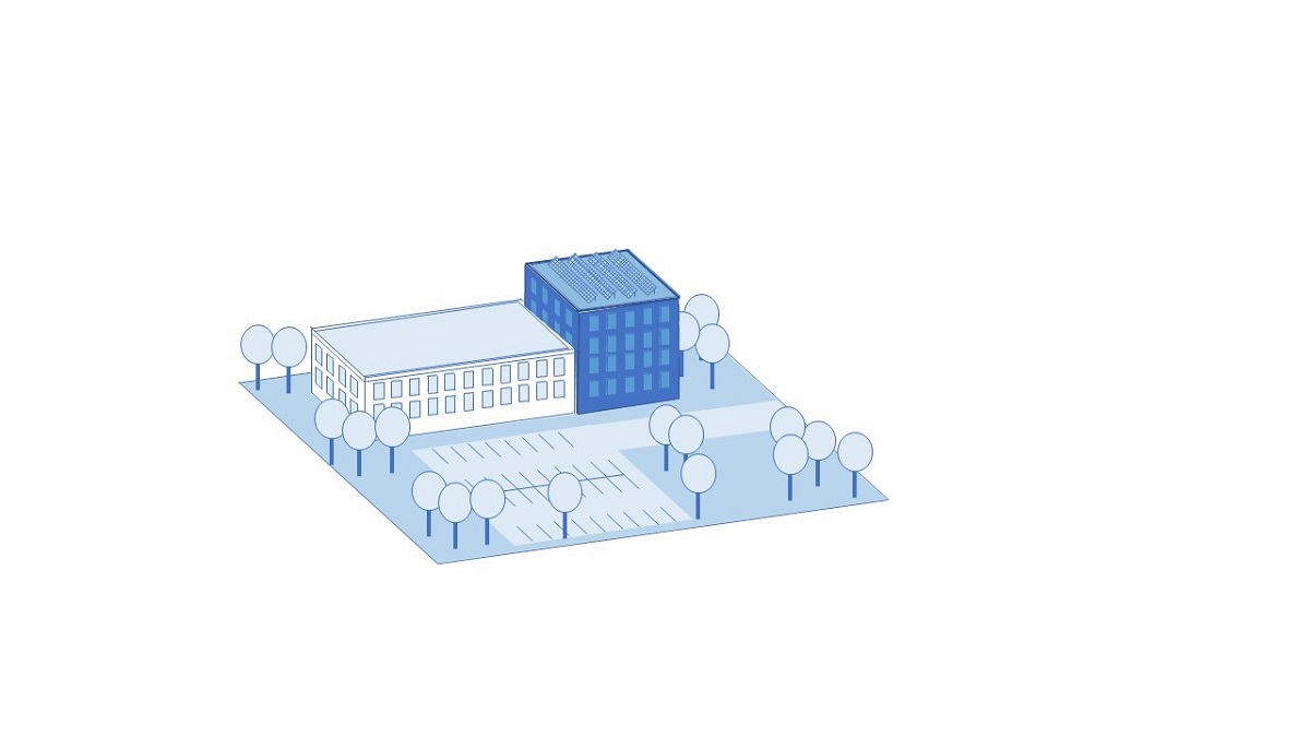 Grafik einer Gewerbefläche