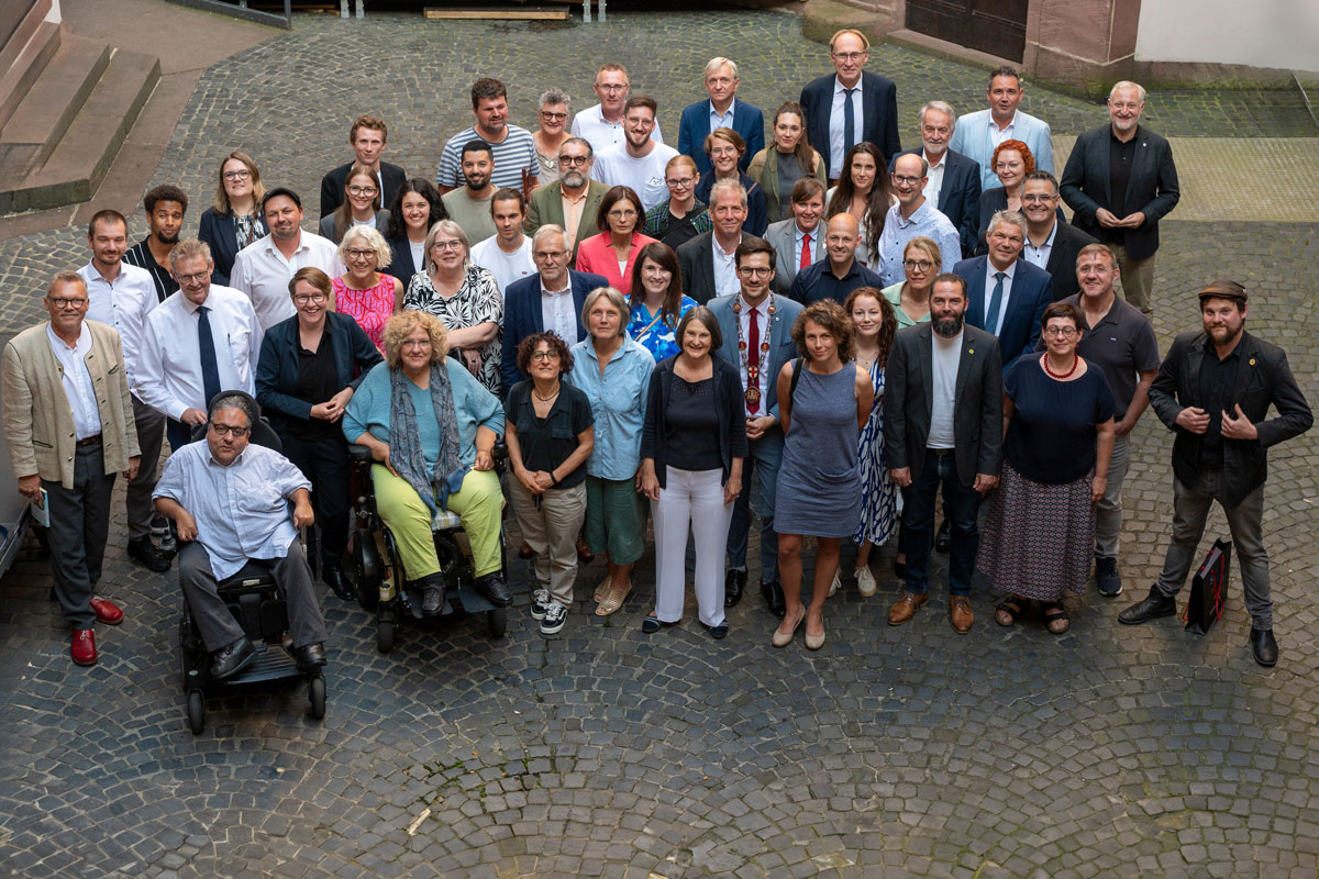 Gruppenbild mit dem neugewählten Gemeinderat