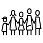 Icon: 5 Menschen
