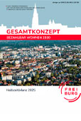 Titelblatt "Gesamtkonzept Wohnen Halbzeitbilanz 2025"