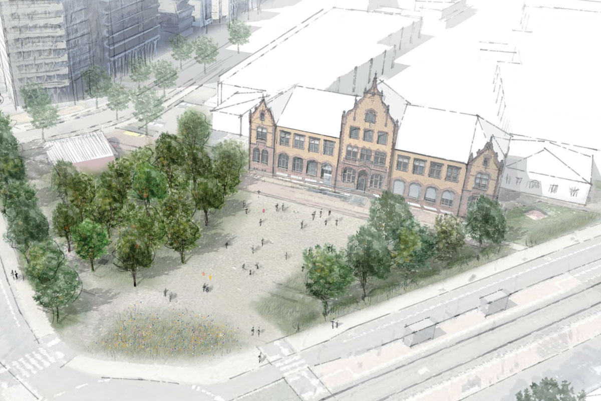 Visualisierung Zollhallenplatz