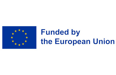 EU Logo und Schriftzug: Funded by the European Union