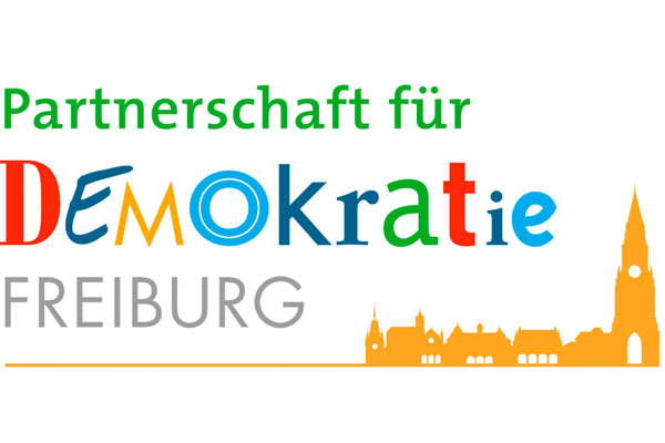 Logo der Partnerschaft für Demokratie Freiburg