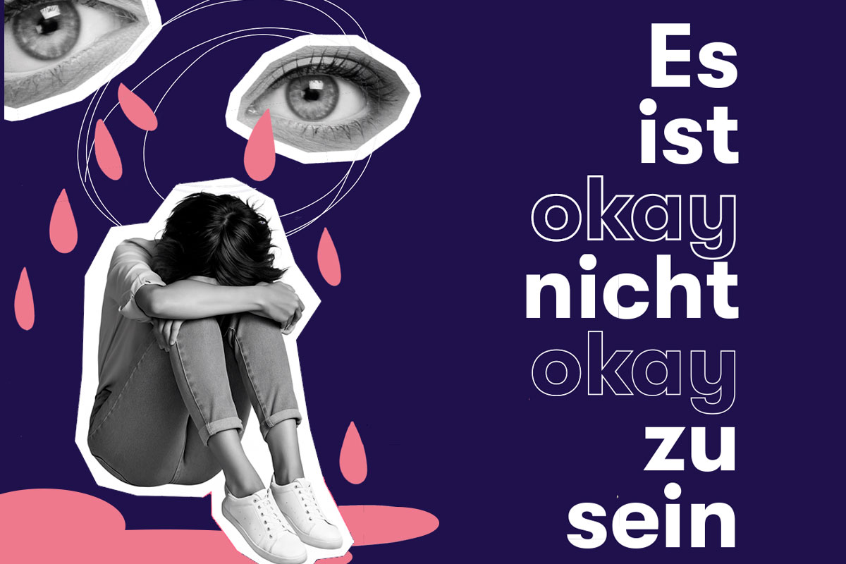 Trauriges Mädchen mit Handy