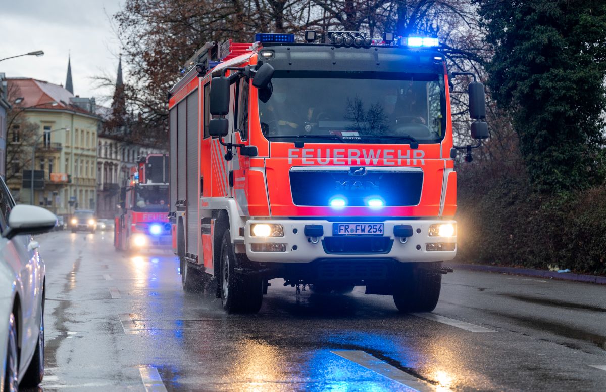 Ein Einsatzfahrzeug der Feuerwehr