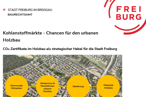 Kohlenstoffmärkte - Chancen für den urbanen Holzbau