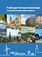 Deckblatt der Broschüre "Freiburger Klimaschutzkonzept 2019"