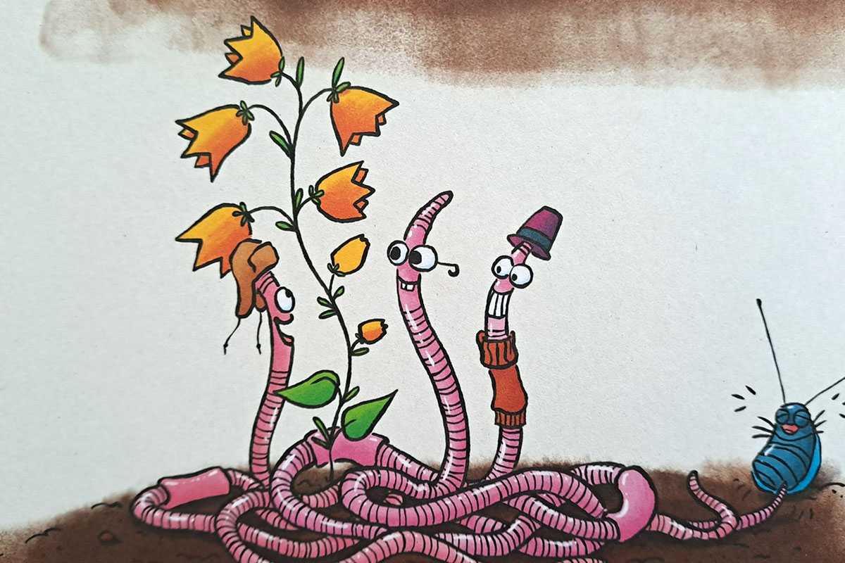 Doppelseite aus dem Buch