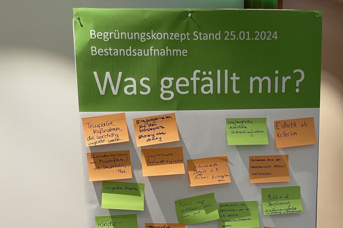 Plakat zum Thema Was gefällt mir?