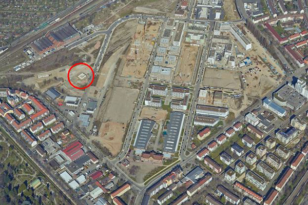 Luftbild von Brühl-Güterbahnhof