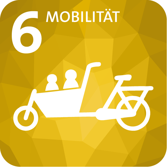 Logo des 6. Handlunsgfeldes:Mobilität