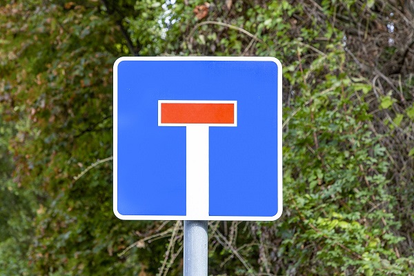 Verkehrsschild "Sackgasse"