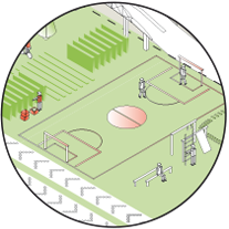 Spiel- & Sportflächen für Begegnung und Bewegung im gesamten Stadtgebiet